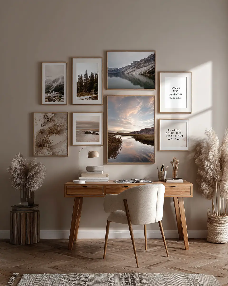 Serene Cottage Home Office Decor Ideas