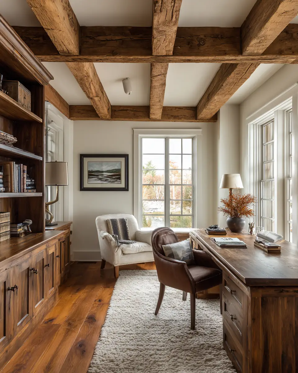 Serene Cottage Home Office Decor Ideas