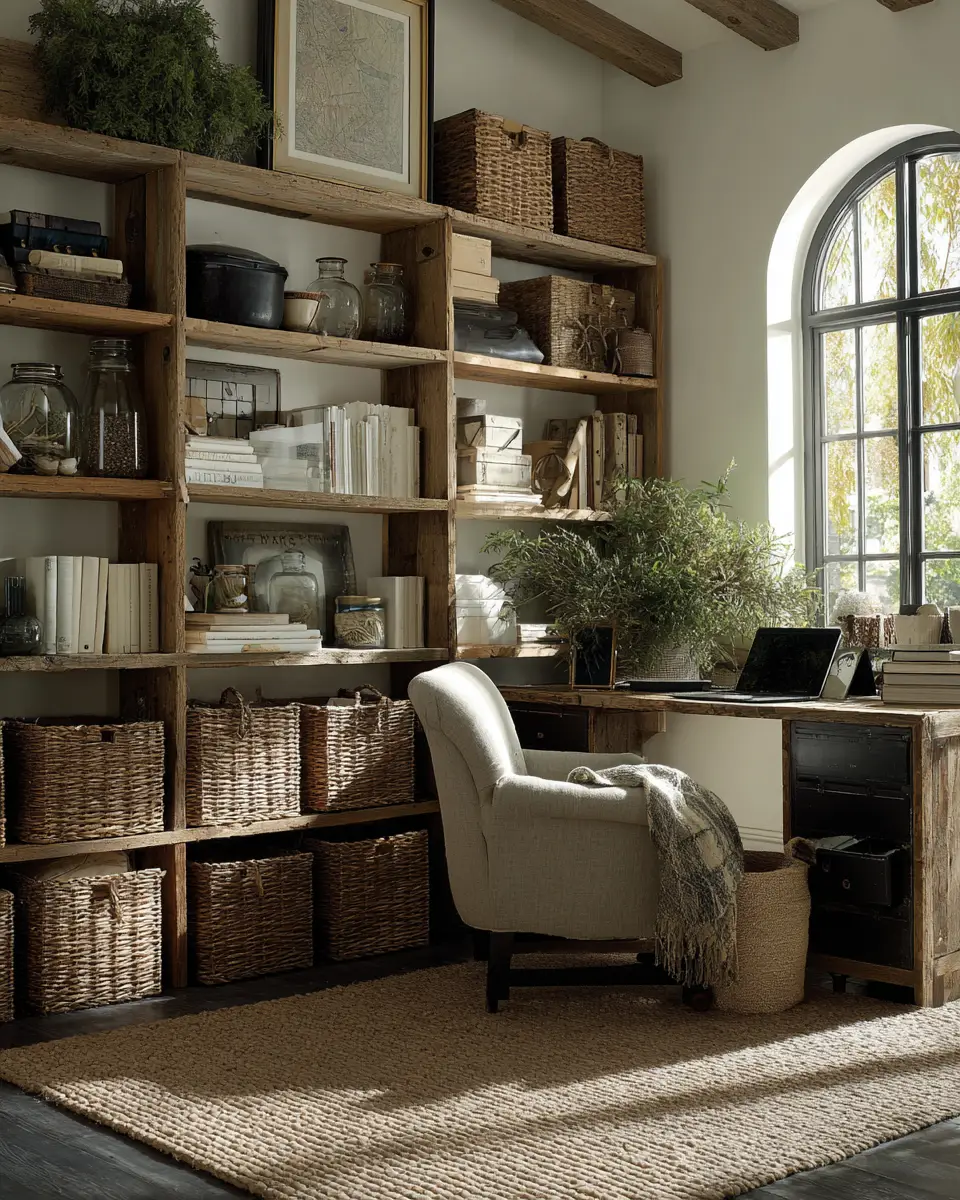 Serene Cottage Home Office Decor Ideas
