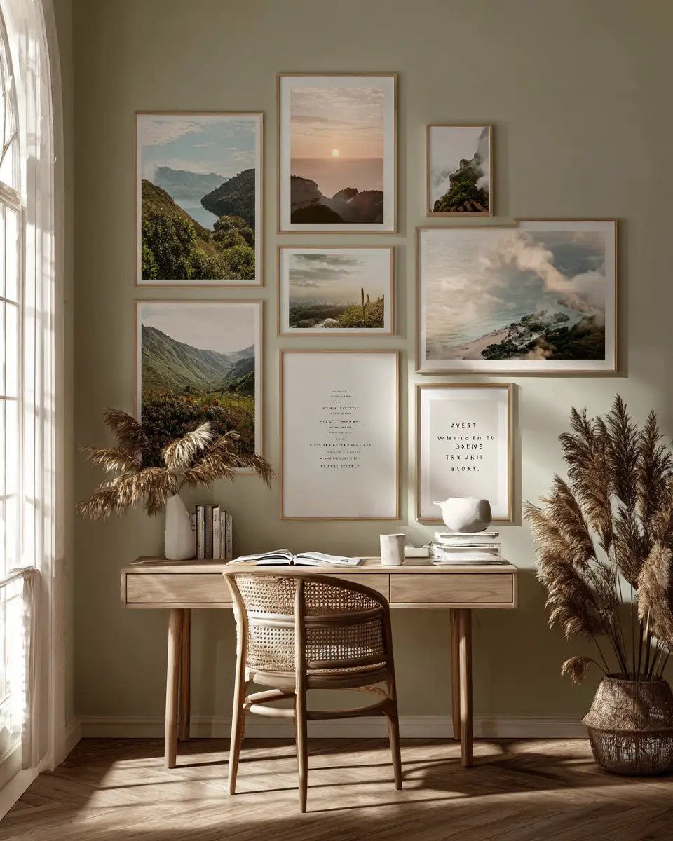 Serene Cottage Home Office Decor Ideas