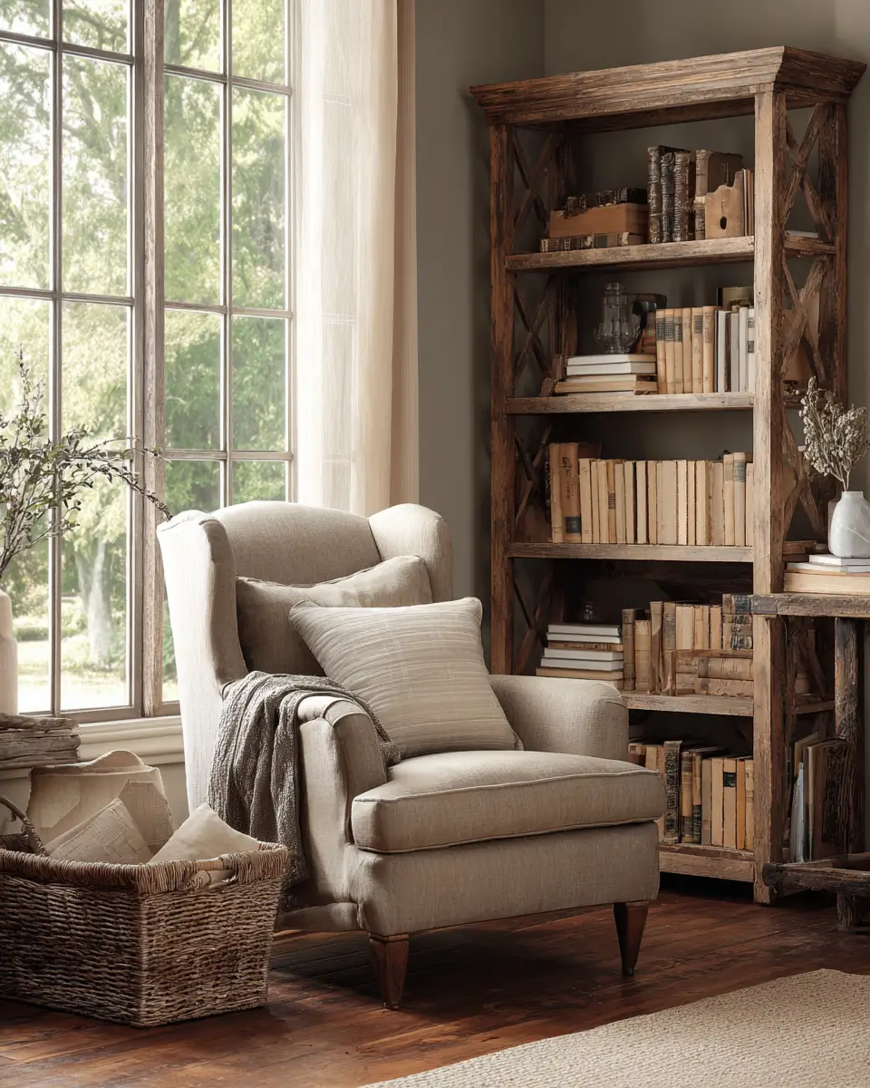 Serene Cottage Home Office Decor Ideas