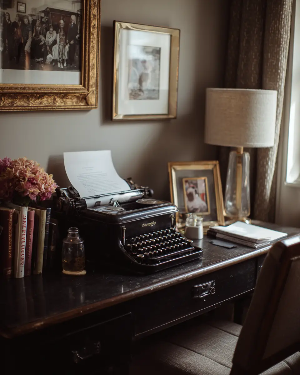 Serene Cottage Home Office Decor Ideas