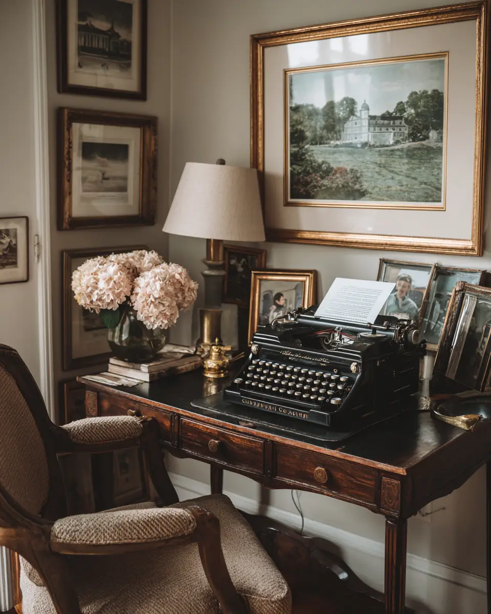 Serene Cottage Home Office Decor Ideas