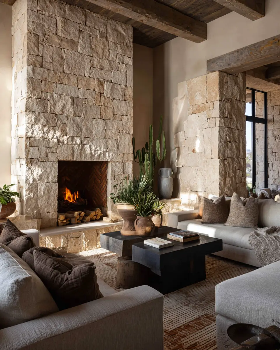 Serene Desert Living Room Decor Ideas