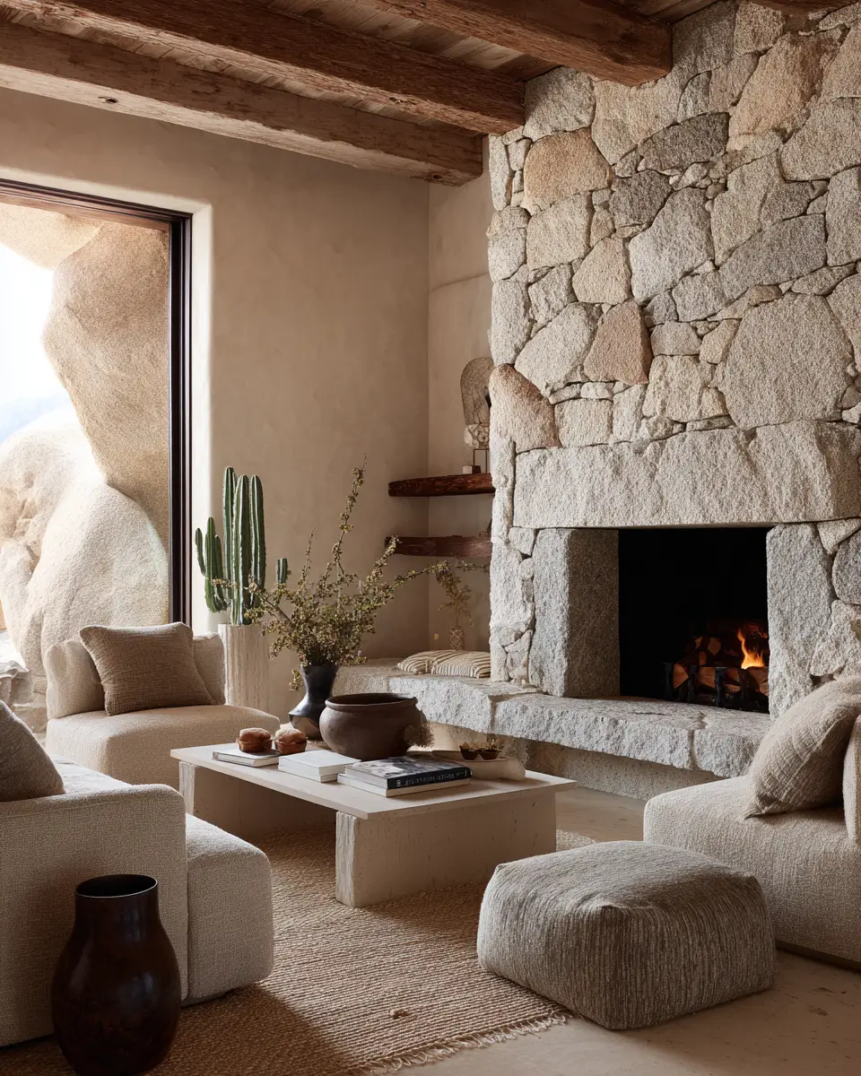 Serene Desert Living Room Decor Ideas