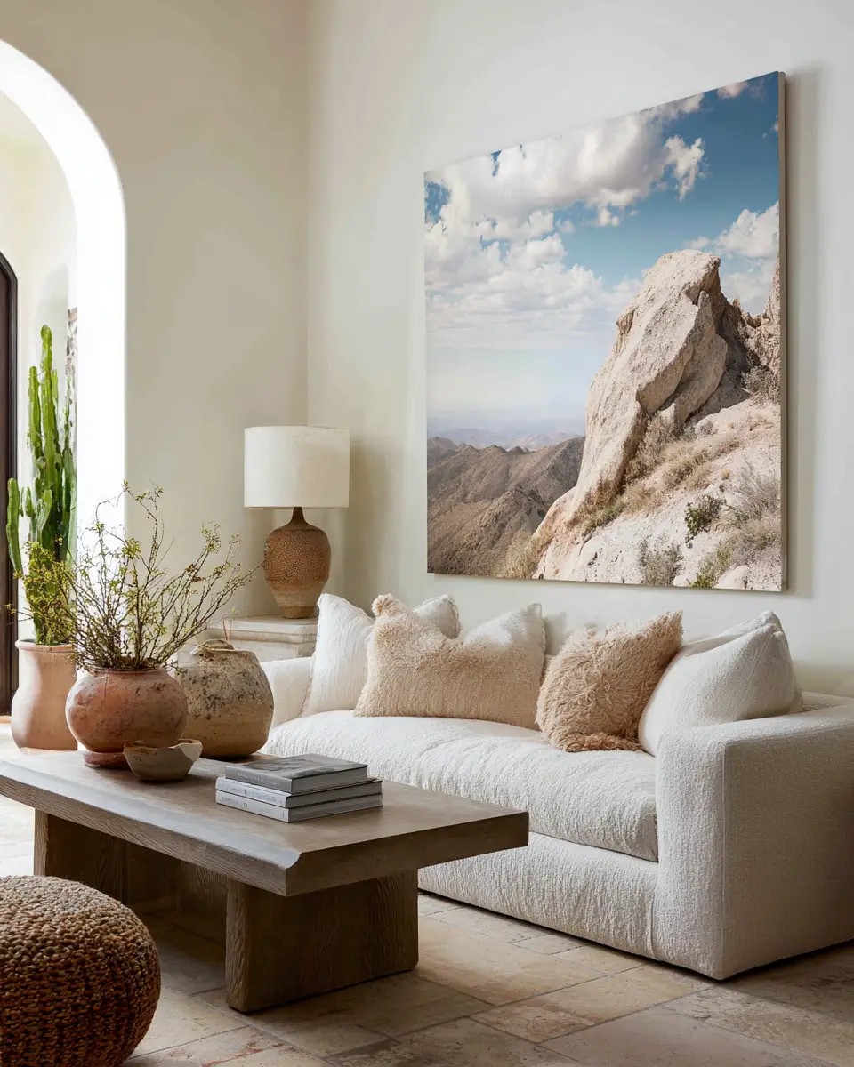 Serene Desert Living Room Decor Ideas