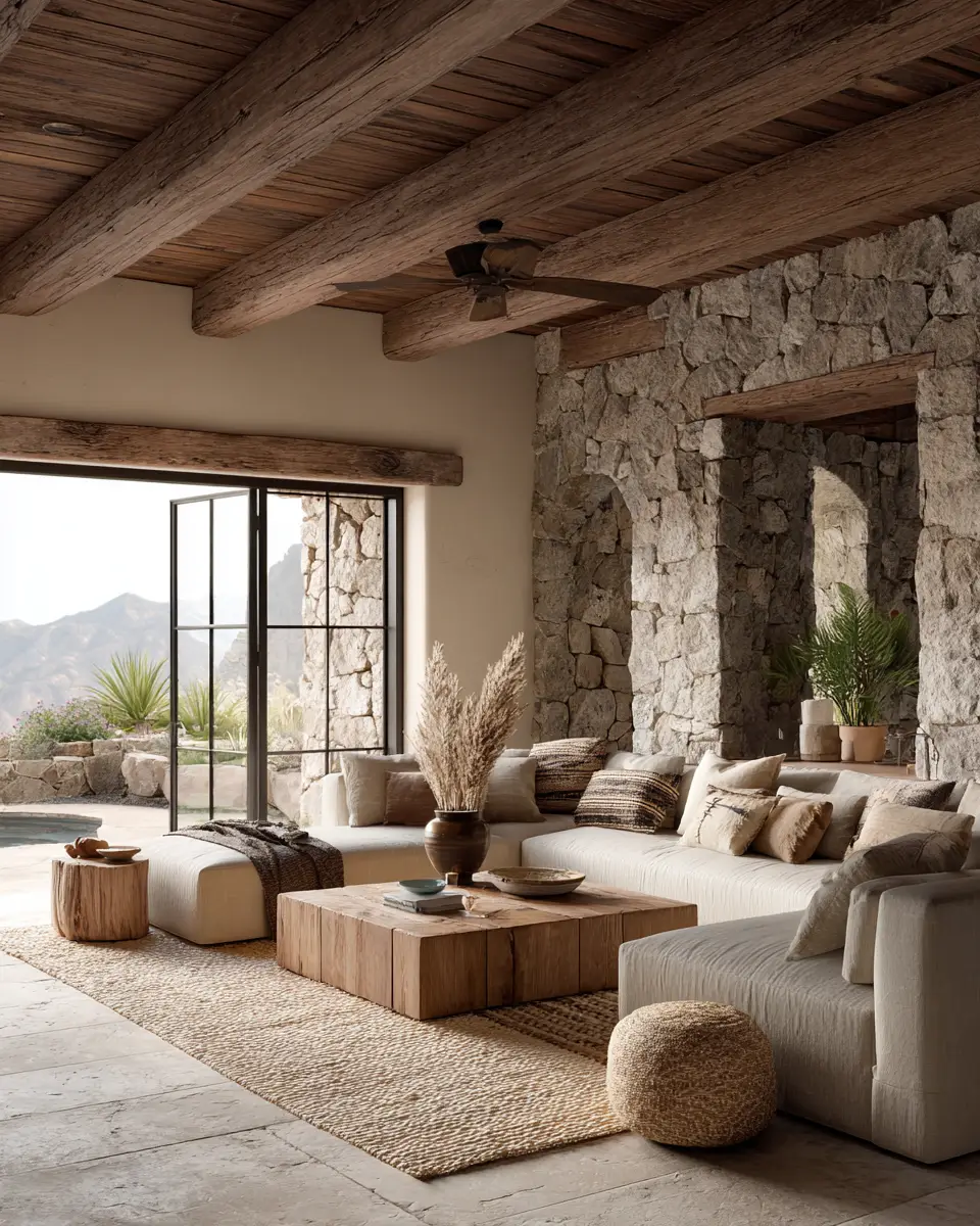 Serene Desert Living Room Decor Ideas