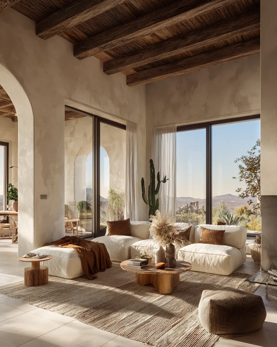 Serene Desert Living Room Decor Ideas