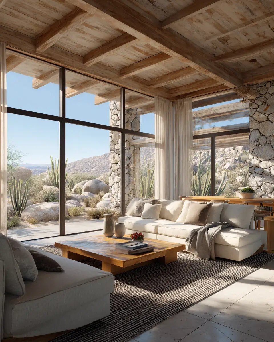 Serene Desert Living Room Decor Ideas