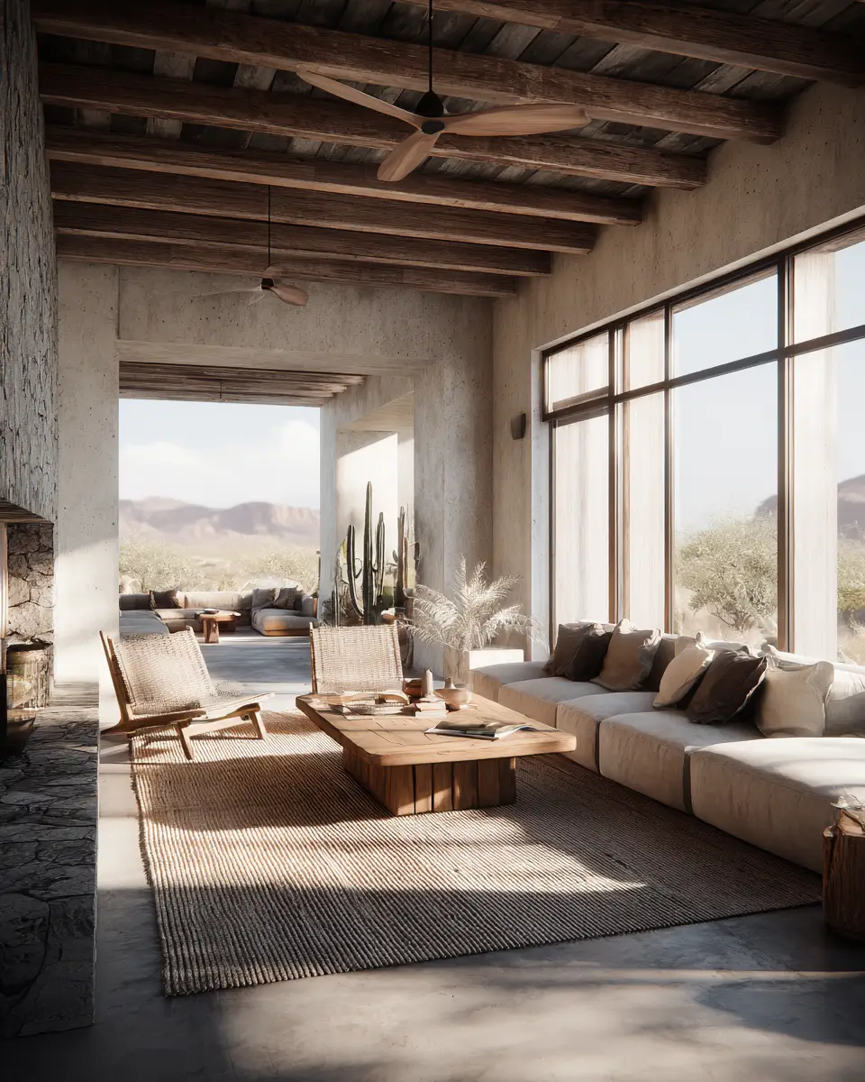 Serene Desert Living Room Decor Ideas