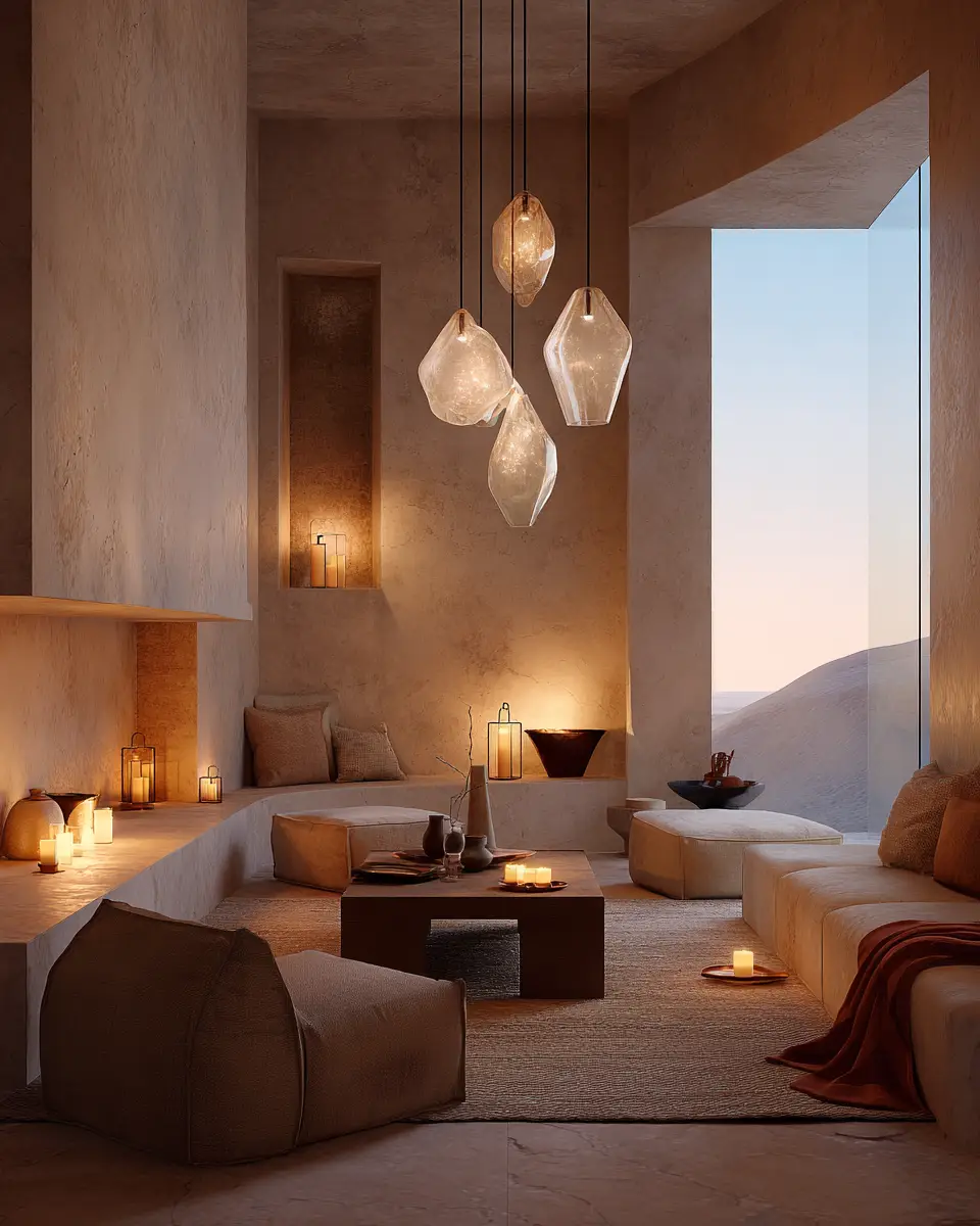 Serene Desert Living Room Decor Ideas