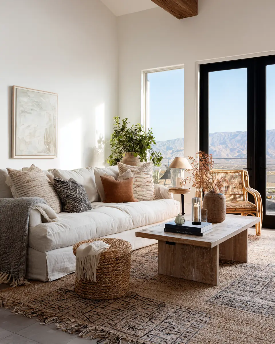 Serene Desert Living Room Decor Ideas