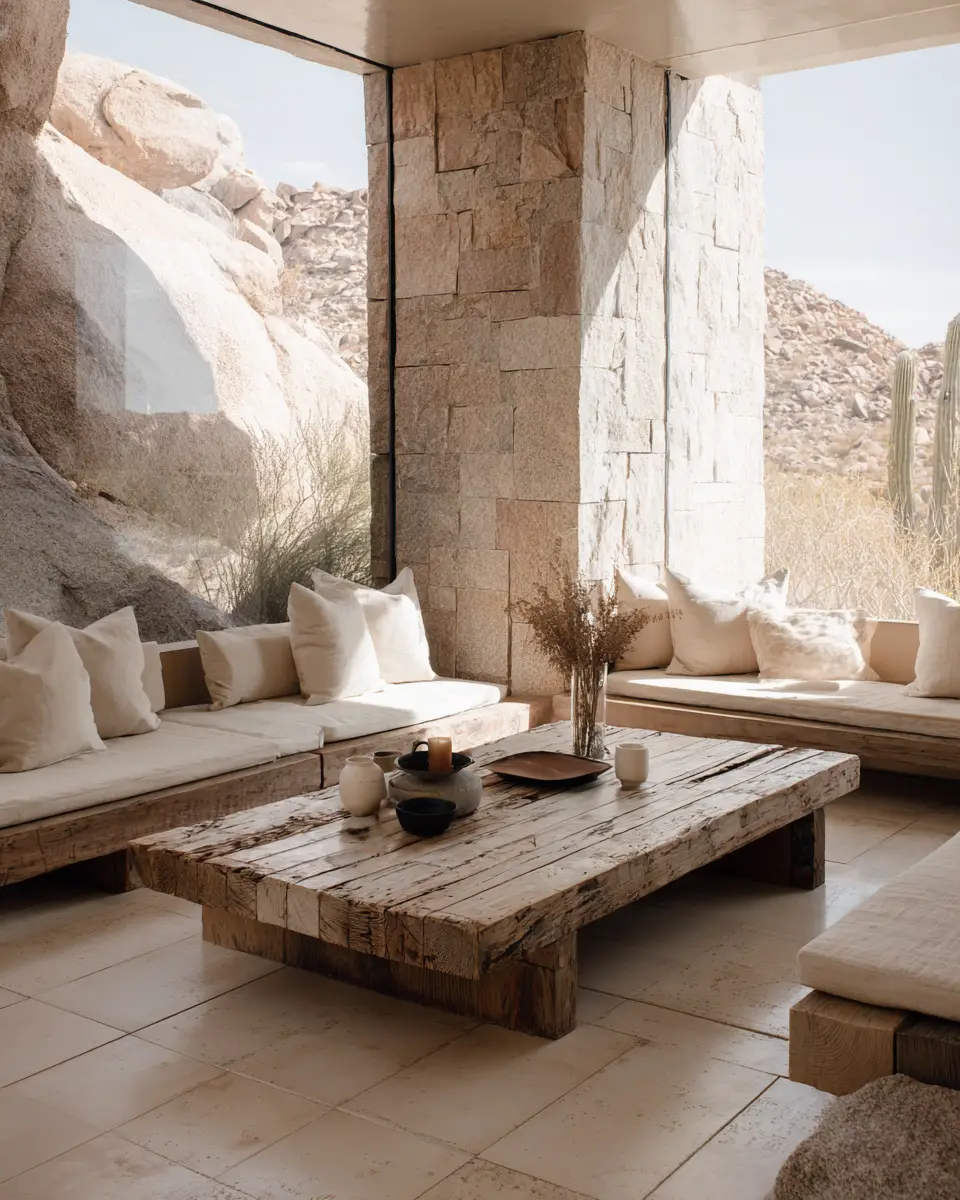 Serene Desert Living Room Decor Ideas