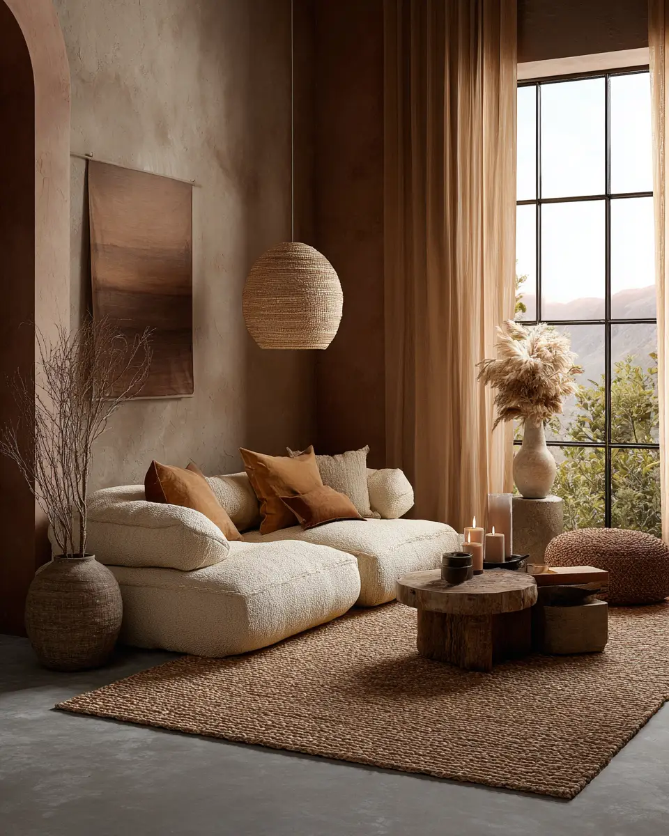 Serene Desert Living Room Decor Ideas