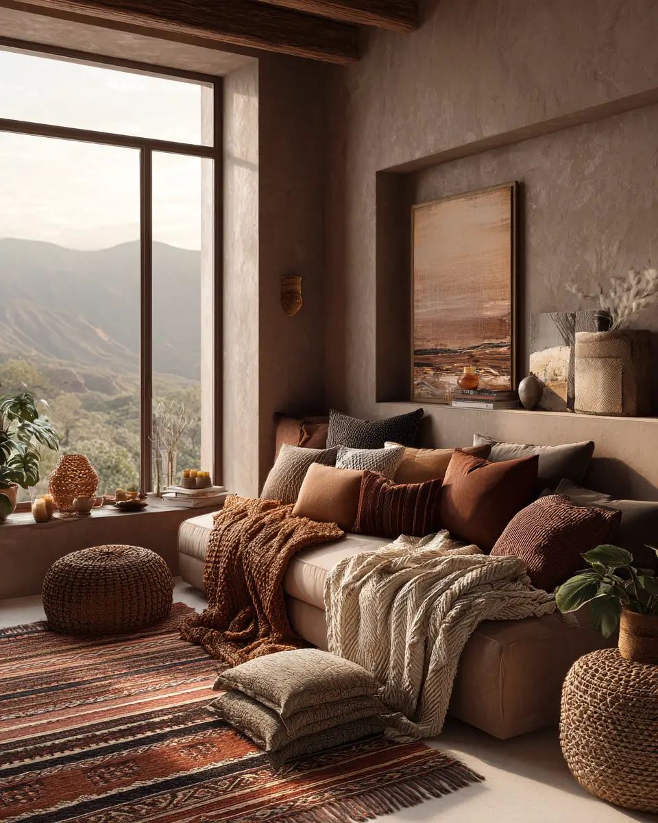 Serene Desert Living Room Decor Ideas