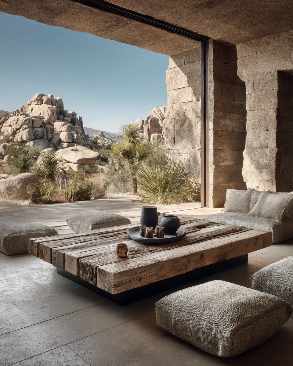 Serene Desert Living Room Decor Ideas