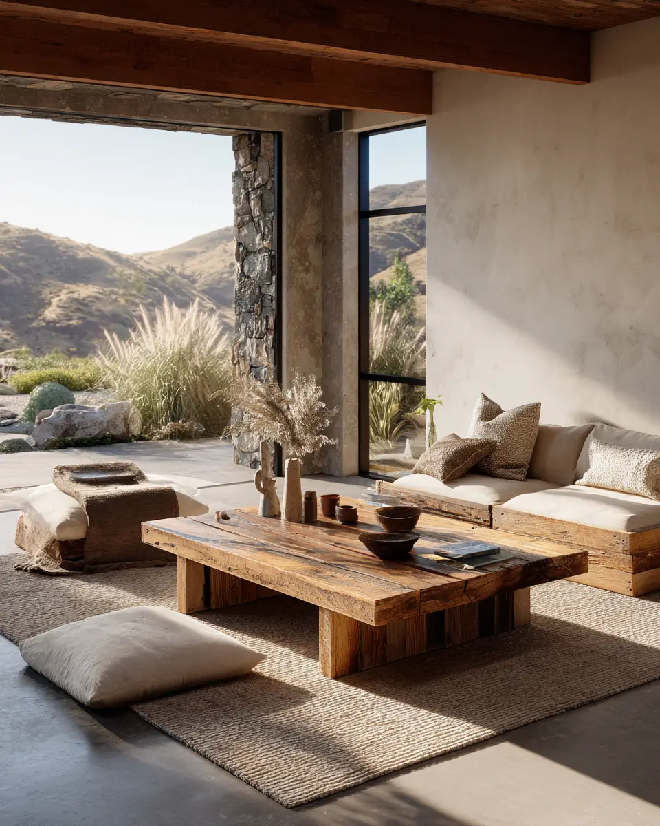 Serene Desert Living Room Decor Ideas