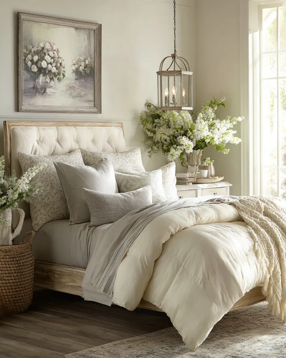 Serene French Country Bedroom Decor Ideas