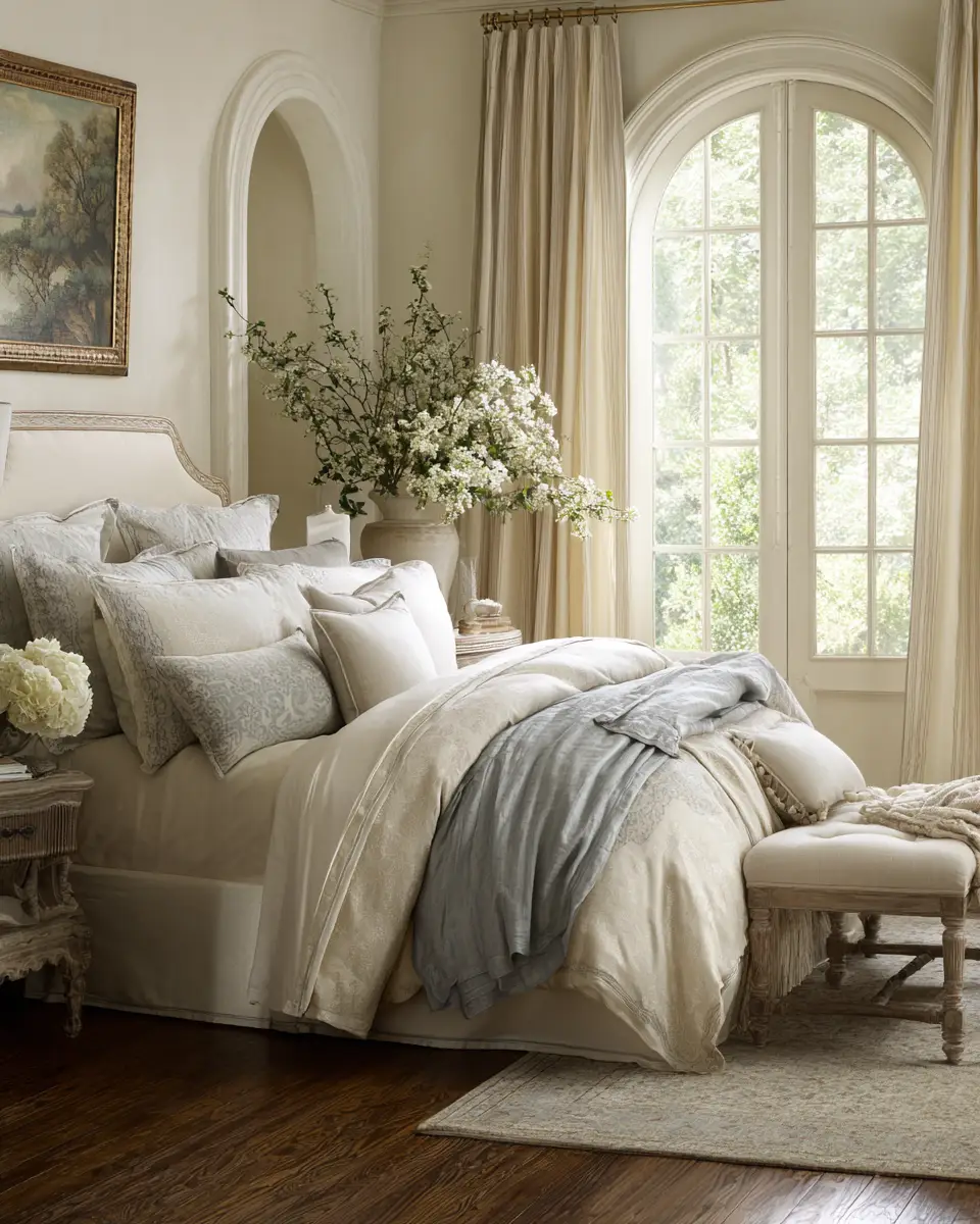 Serene French Country Bedroom Decor Ideas