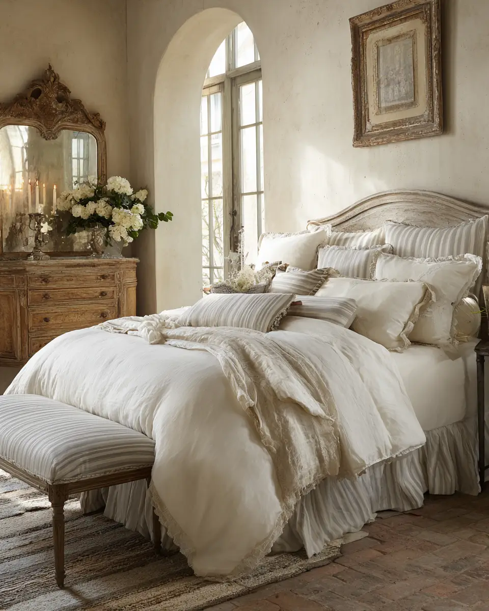 Serene French Country Bedroom Decor Ideas