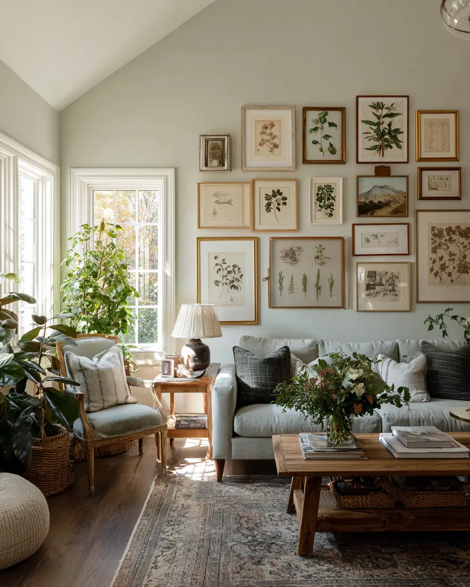 Serene Grandmillennial Living Room Decor Ideas