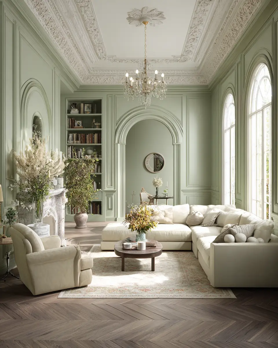 Serene Grandmillennial Living Room Decor Ideas