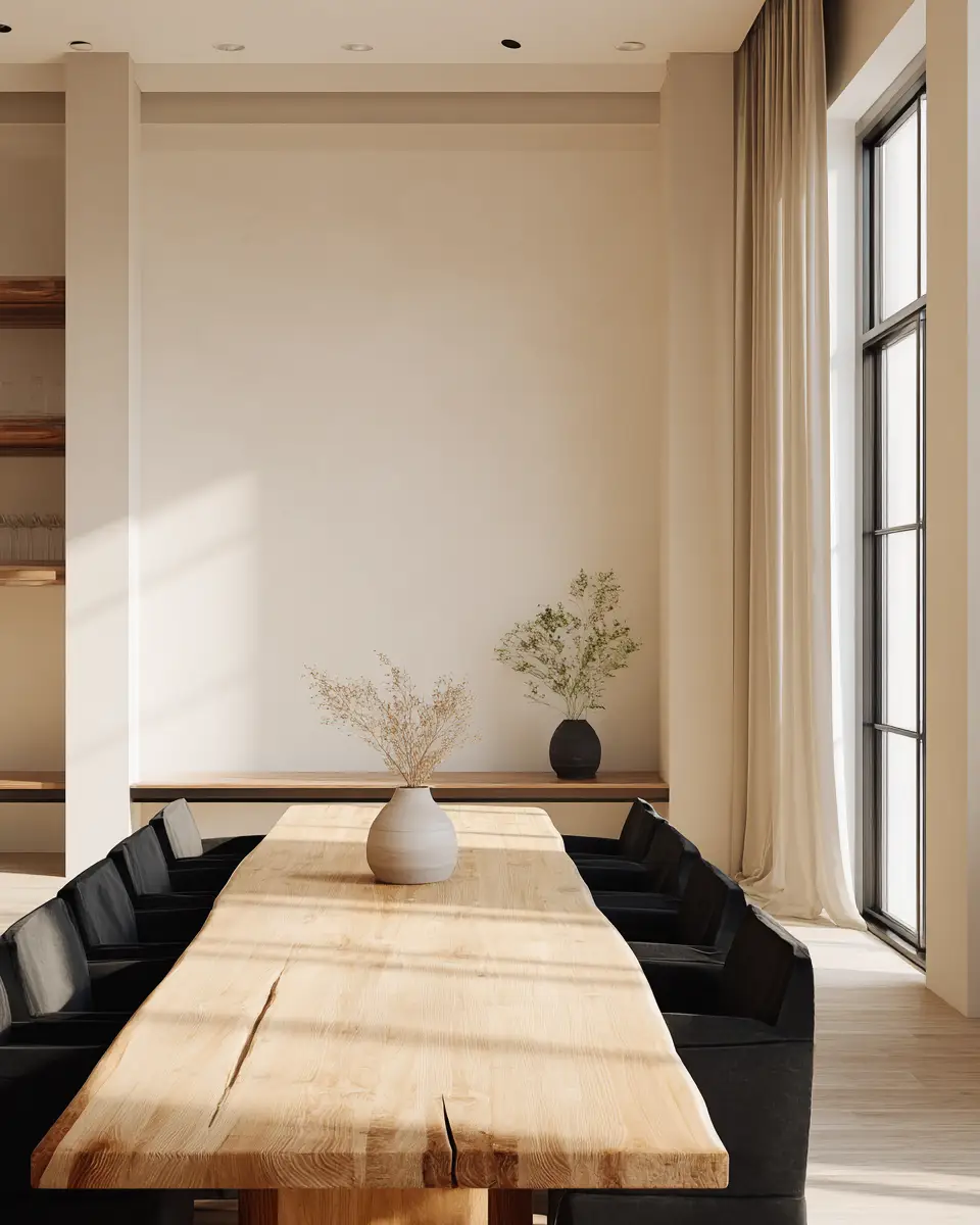 Serene Japandi Dining Room Decor Ideas