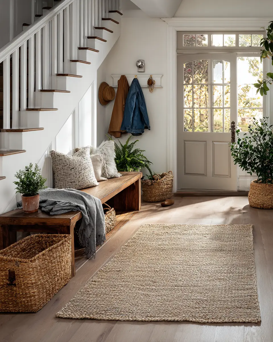 Serene Mediterranean Entryway Decor Ideas - Featured