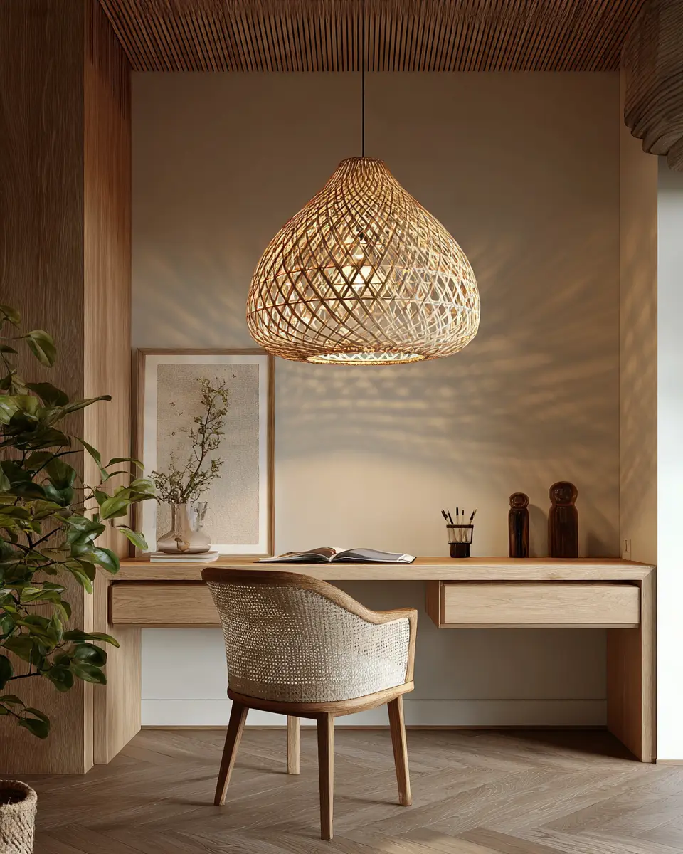 Serene Mediterranean Home Office Decor Ideas