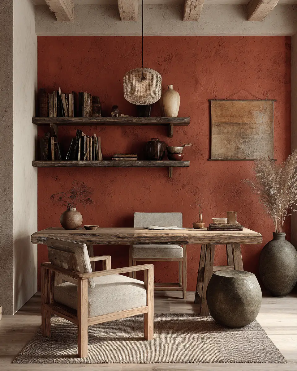 Serene Mediterranean Home Office Decor Ideas