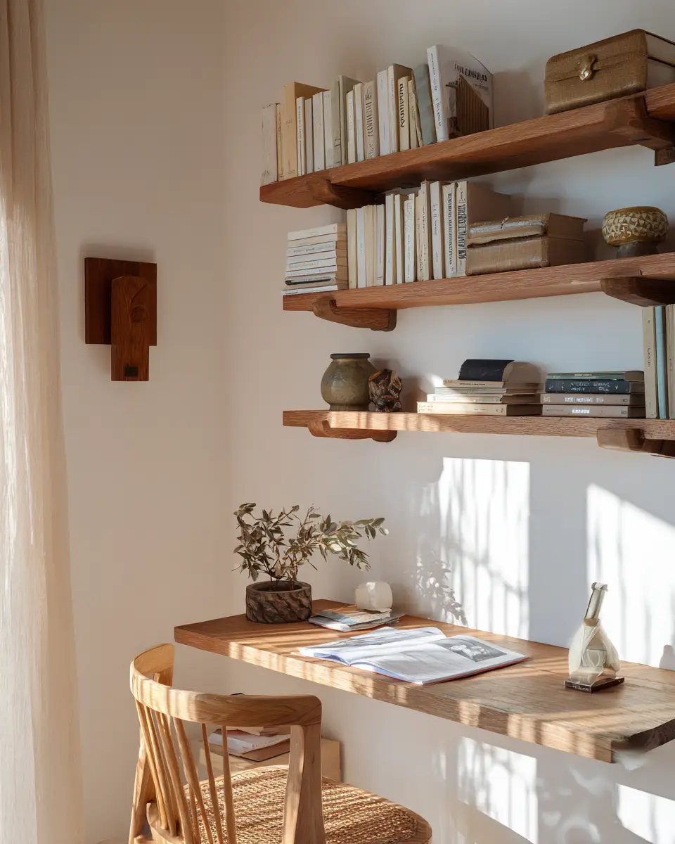 Serene Mediterranean Home Office Decor Ideas