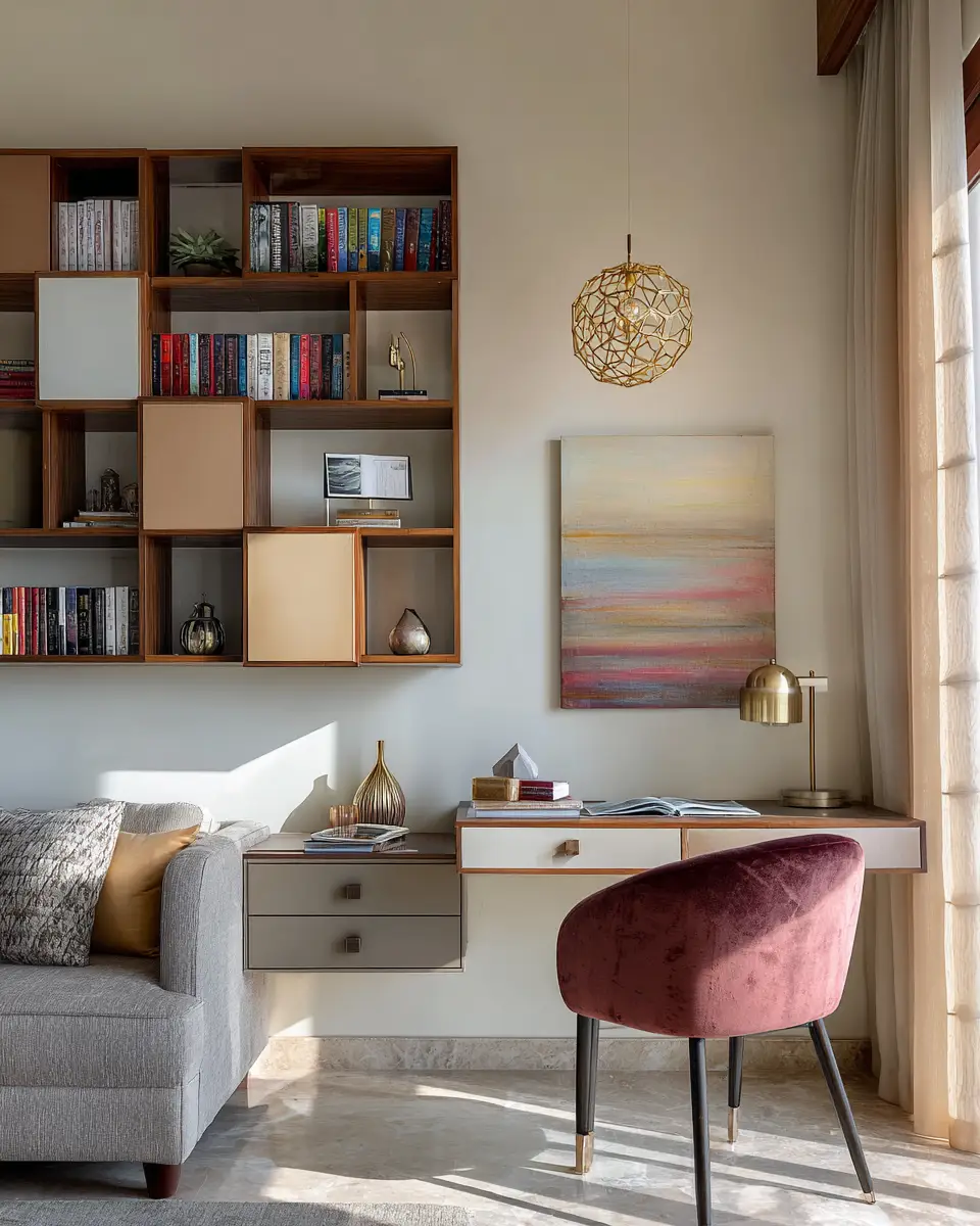 Serene Mediterranean Home Office Decor Ideas