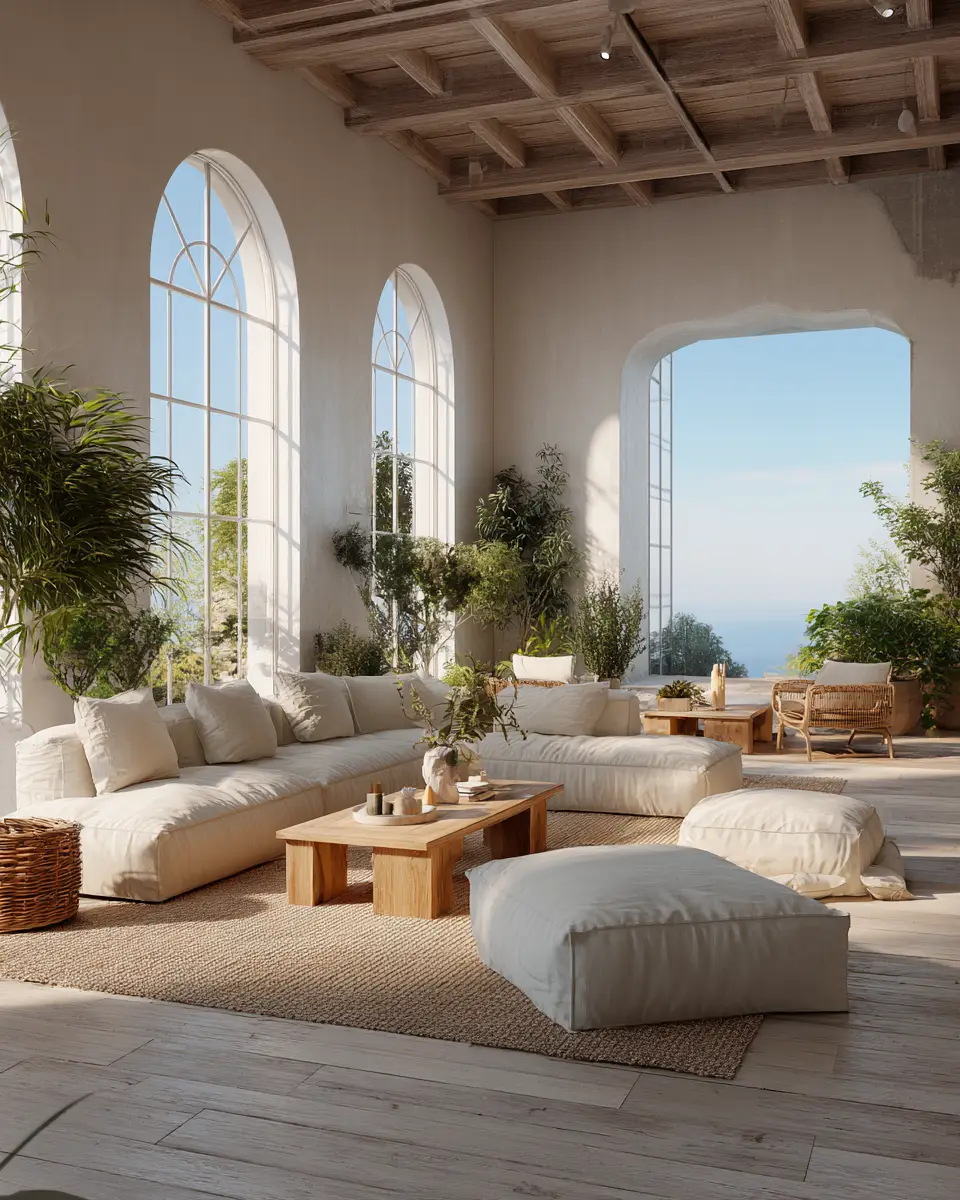 Serene Mediterranean Living Room Decor Ideas