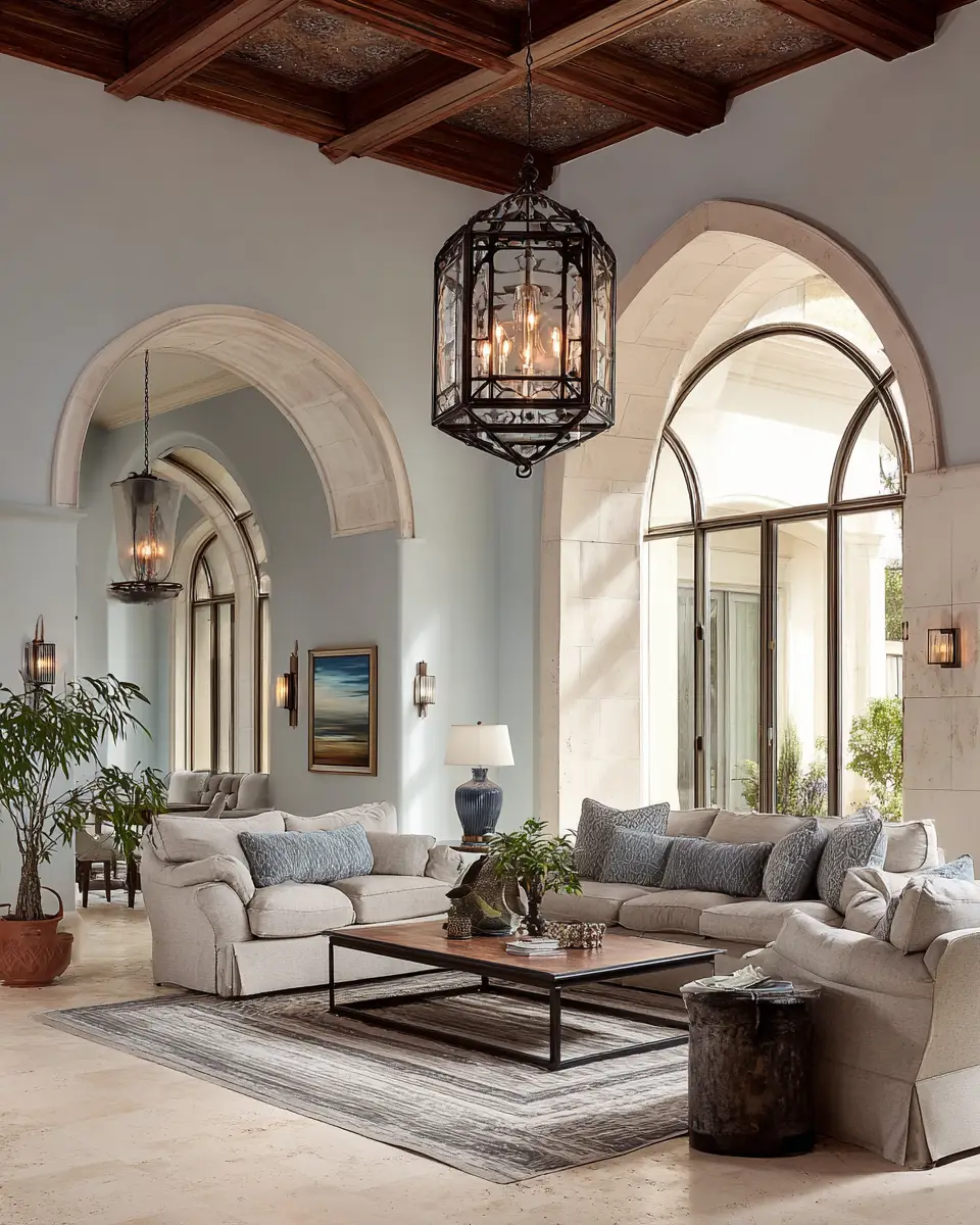 Serene Mediterranean Living Room Decor Ideas