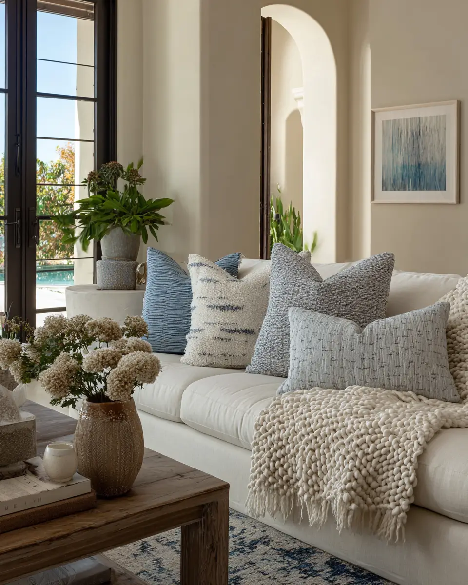 Serene Mediterranean Living Room Decor Ideas