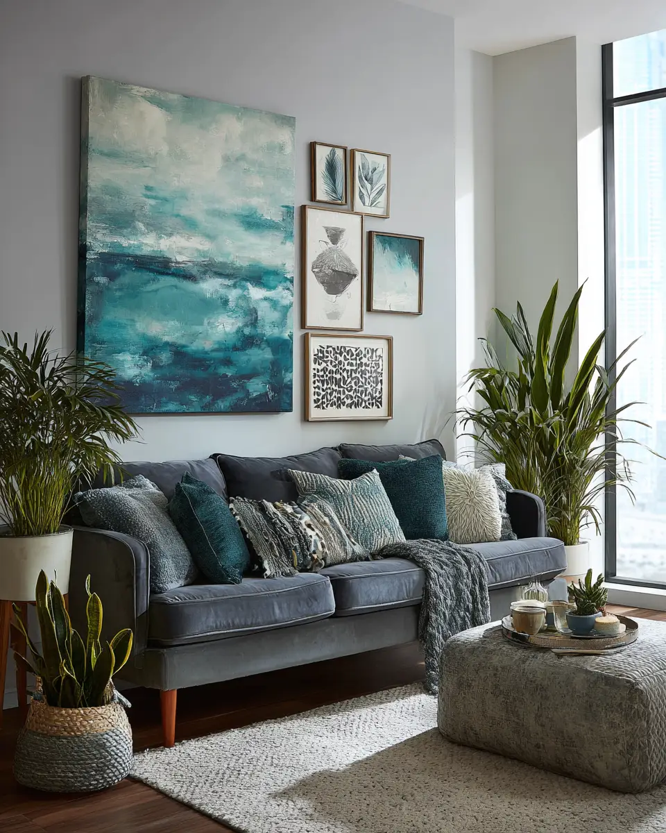 Serene Mid-Century Modern Living Room Decor Ideas