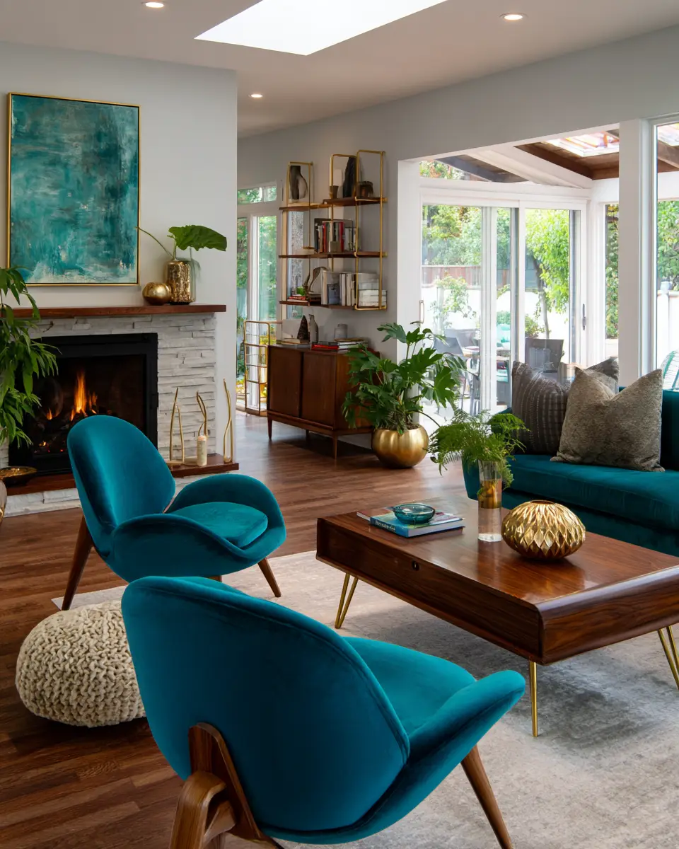 Serene Mid-Century Modern Living Room Decor Ideas