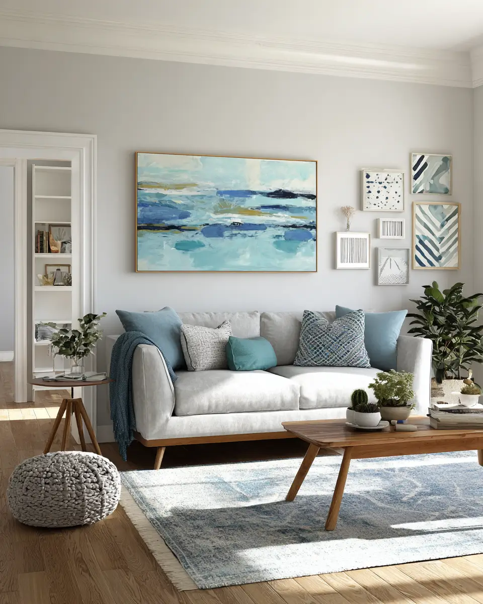 Serene Mid-Century Modern Living Room Decor Ideas