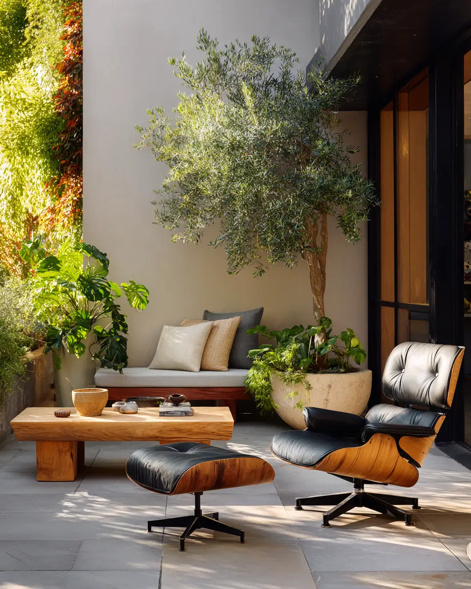 Serene Mid-Century Modern Patio Decor Ideas - Featured