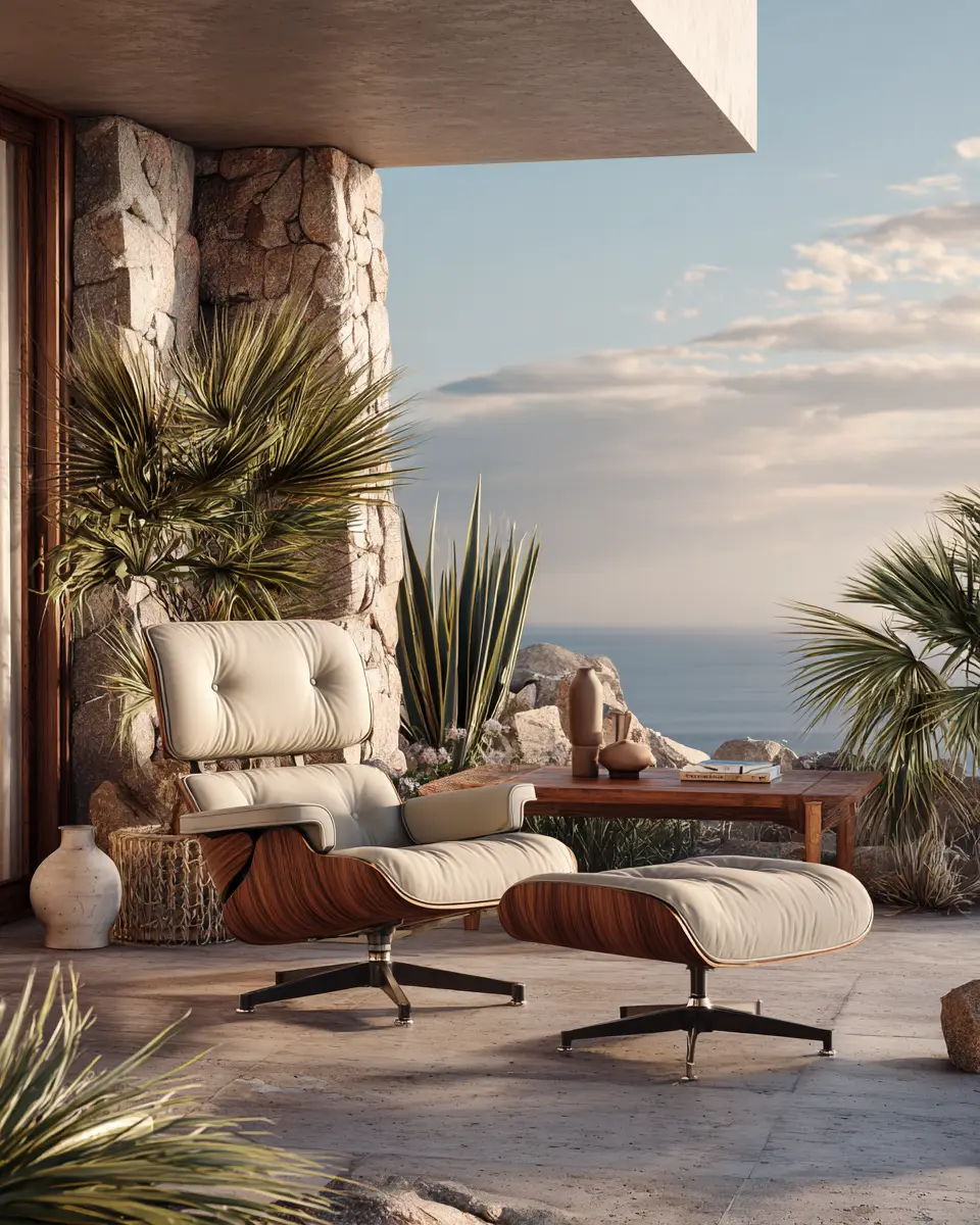 Serene Mid-Century Modern Patio Decor Ideas