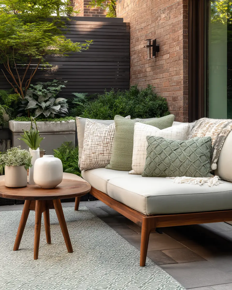 Serene Mid-Century Modern Patio Decor Ideas