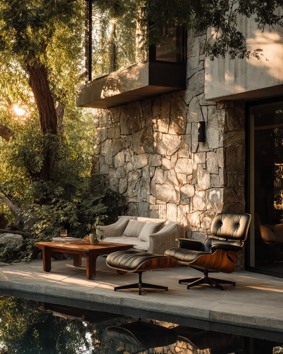 Serene Mid-Century Modern Patio Decor Ideas