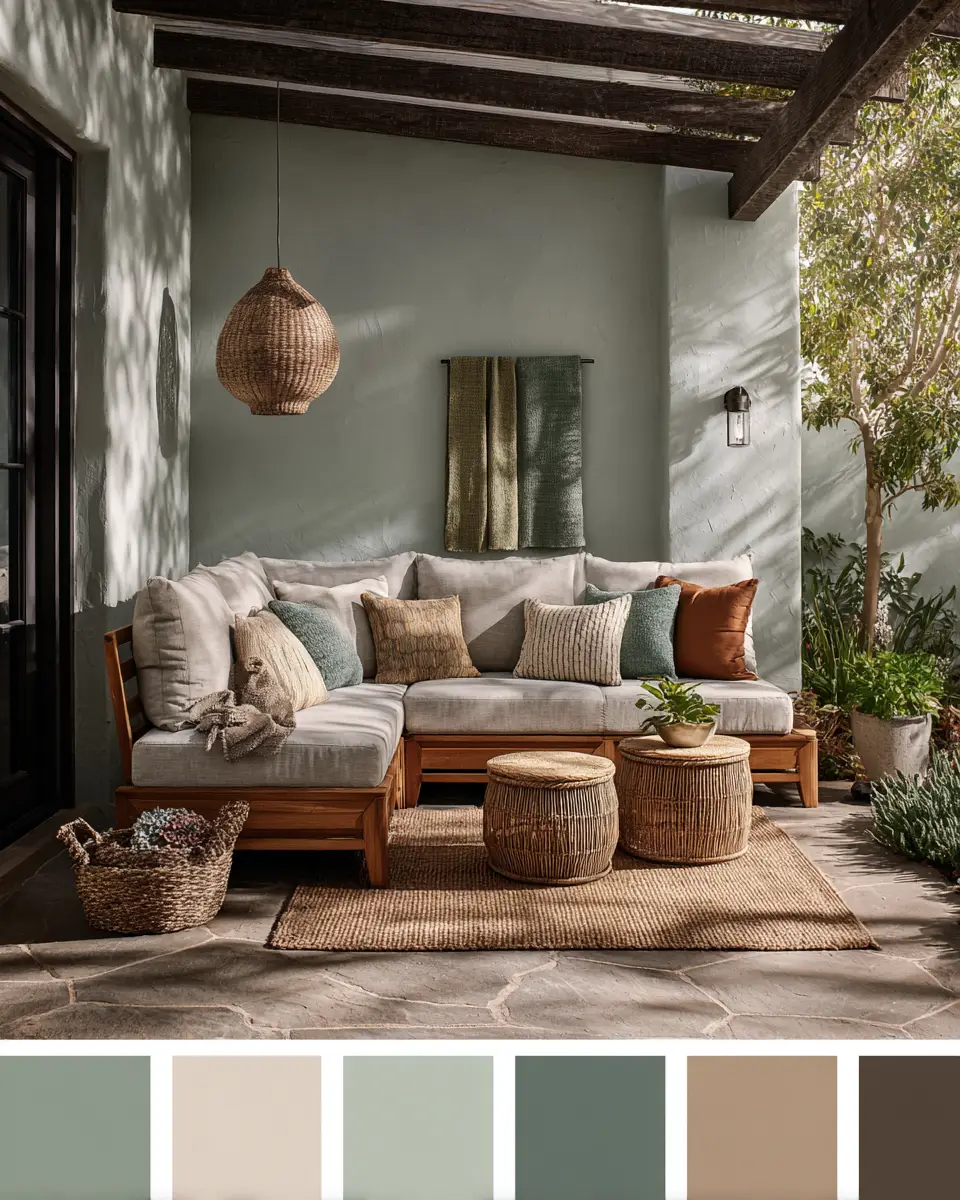 Serene Mid-Century Modern Patio Decor Ideas