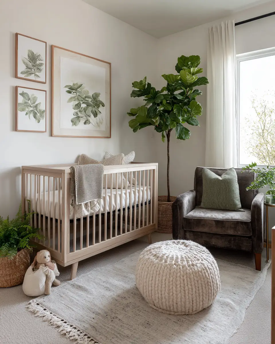 Serene Modern Nursery Decor Ideas