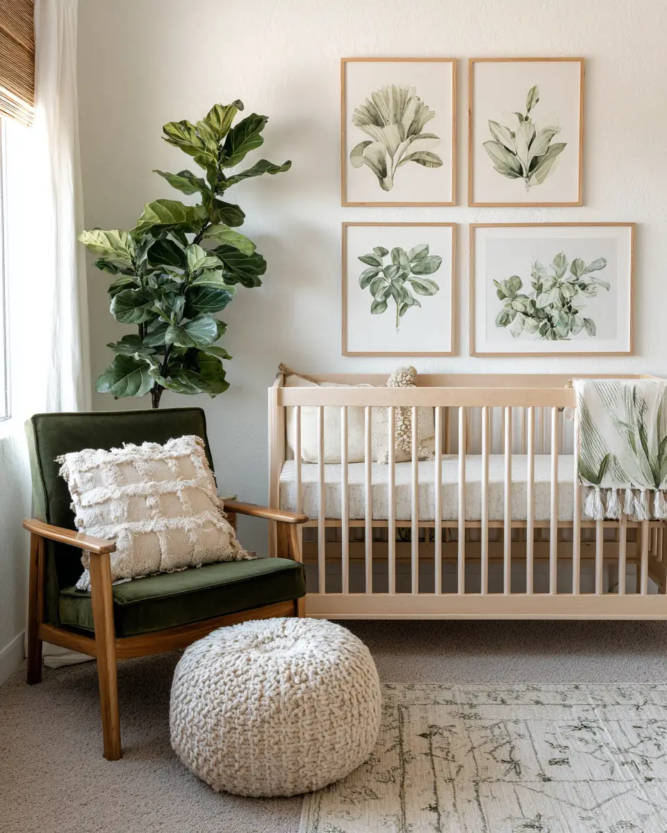 Serene Modern Nursery Decor Ideas