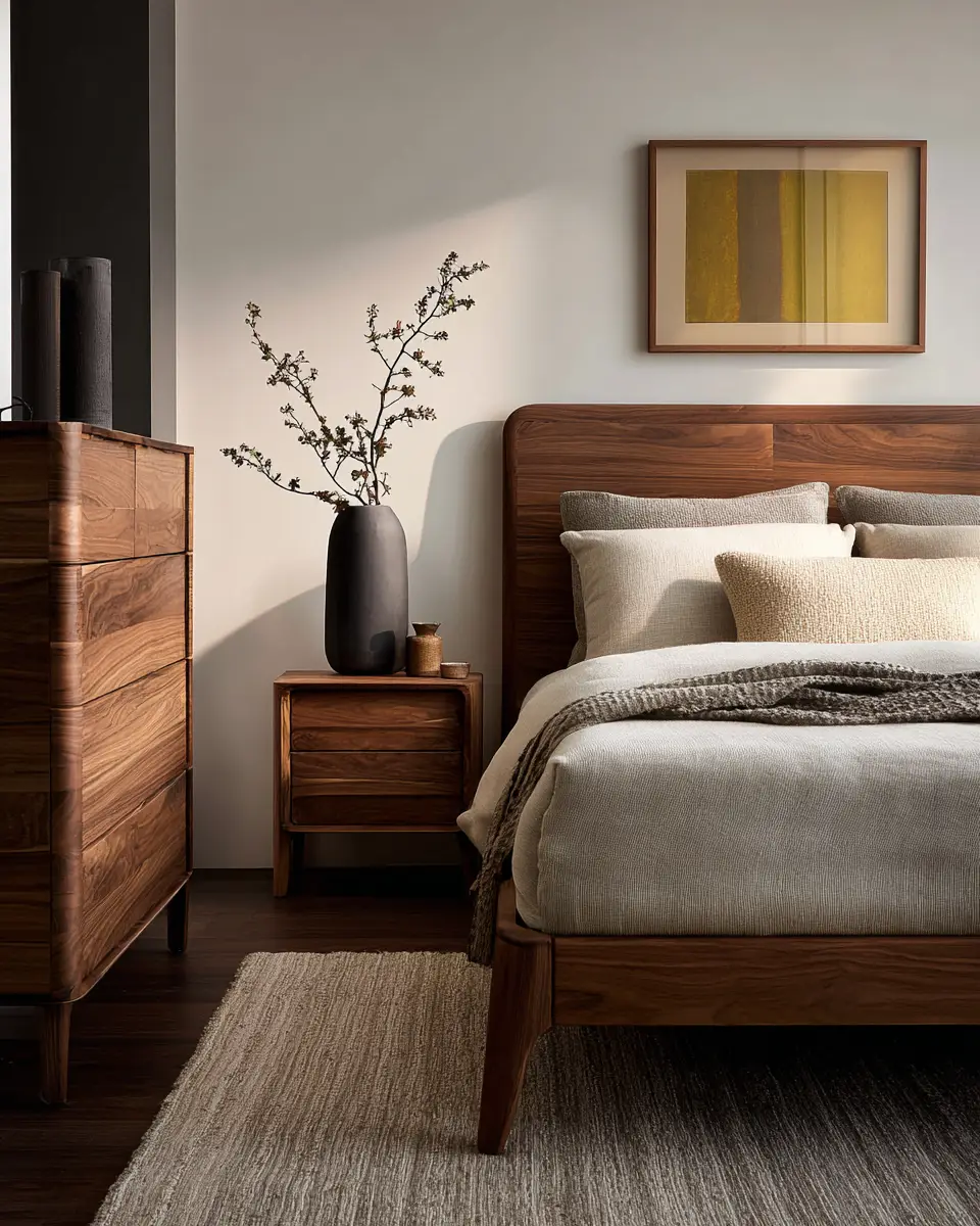 Serene Organic Modern Bedroom Decor Ideas