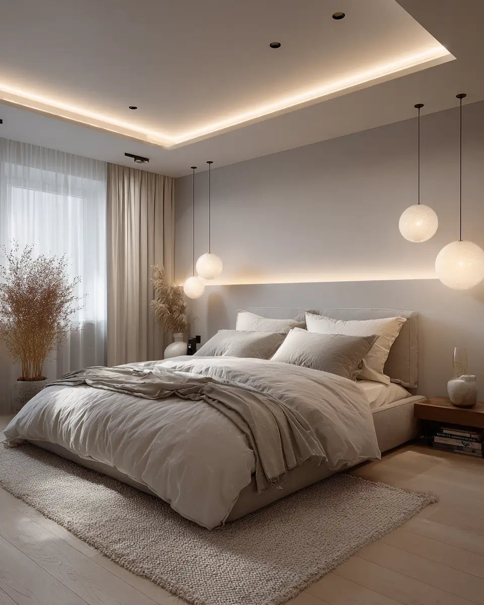 Serene Organic Modern Bedroom Decor Ideas