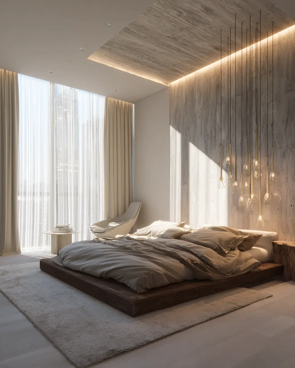 Serene Organic Modern Bedroom Decor Ideas