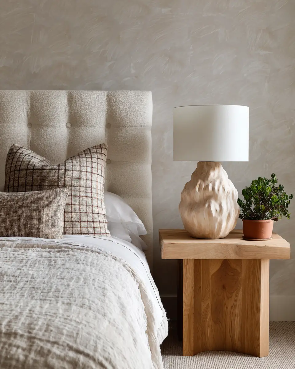 Serene Organic Modern Bedroom Decor Ideas