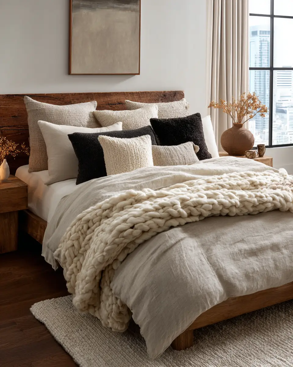 Serene Organic Modern Bedroom Decor Ideas